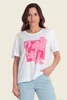 T-shirt met florale print