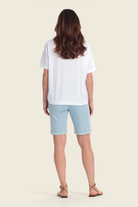 T-shirt met florale print