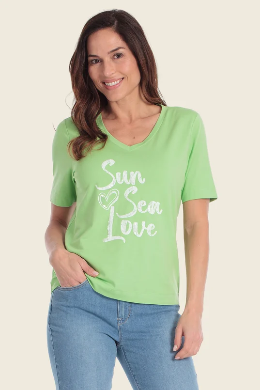 T-shirt met frontprint