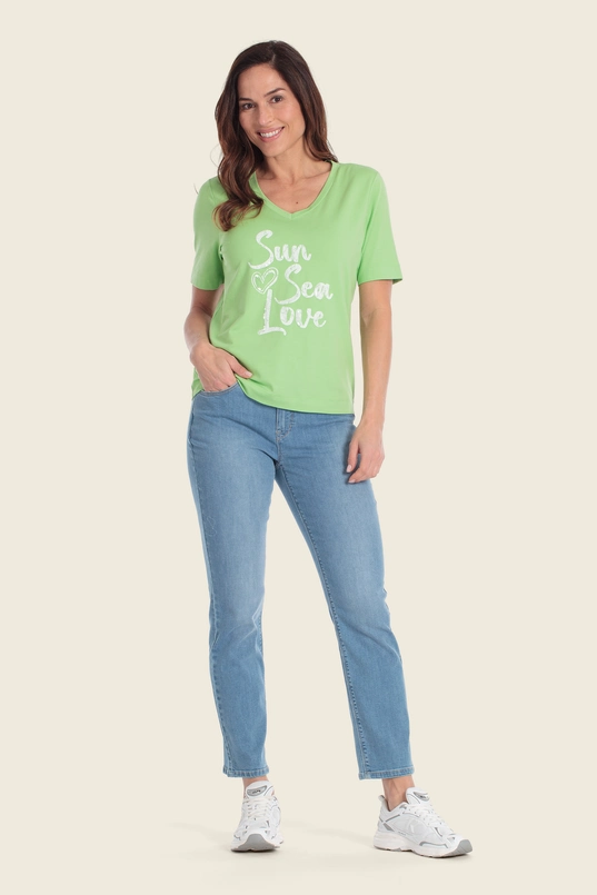 T-shirt met frontprint