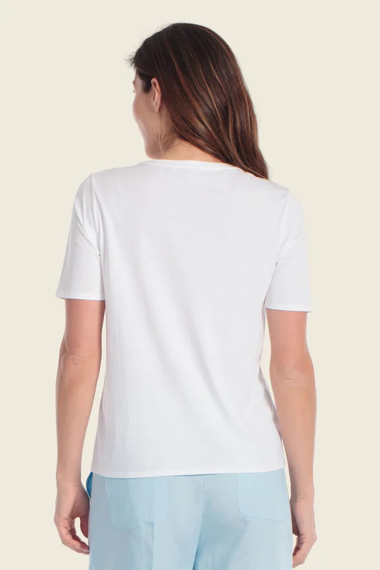 T-shirt met frontprint