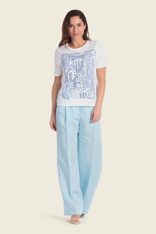 T-shirt met frontprint