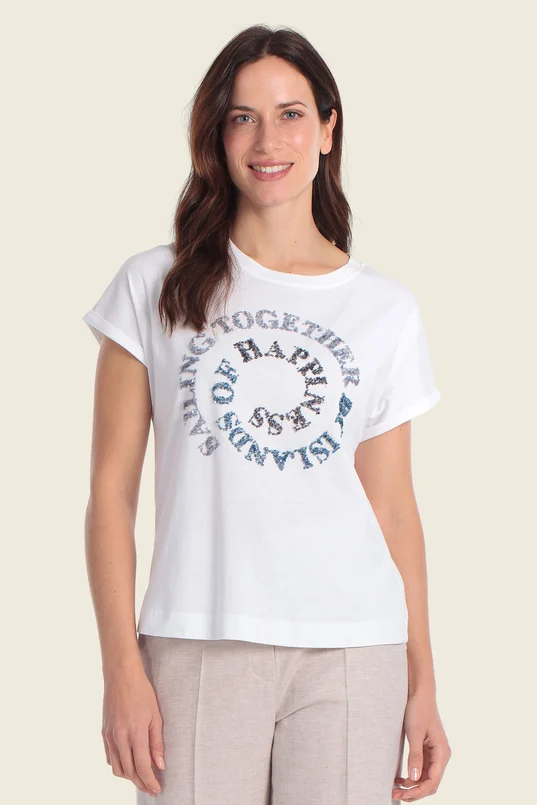 T-shirt met grafische frontprint