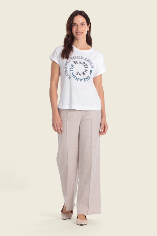 T-shirt met grafische frontprint