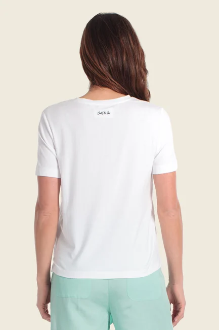 T-shirt met illustratieve print