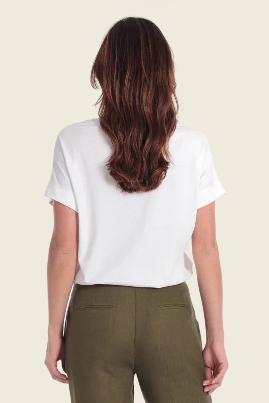 T-shirt met statement print