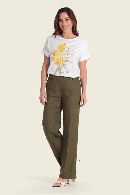 T-shirt met statement print