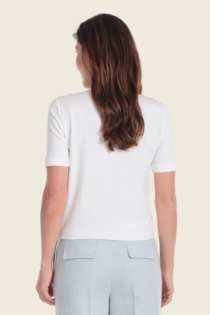T-shirt met strandprint
