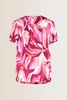Top met expressieve print