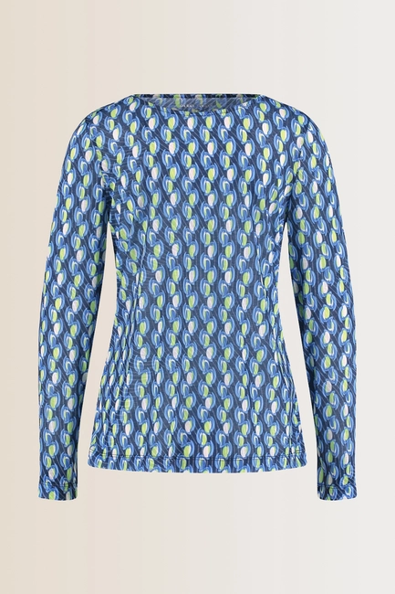 Top met grafische print