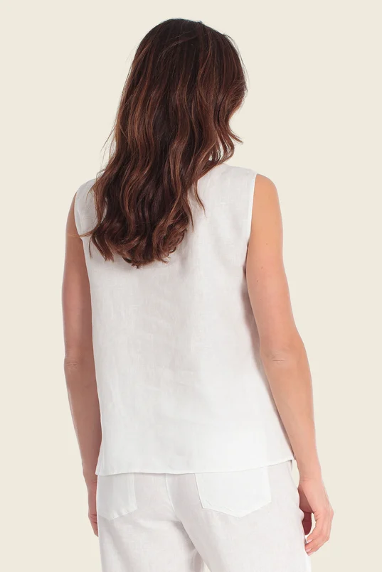 Top met split hals