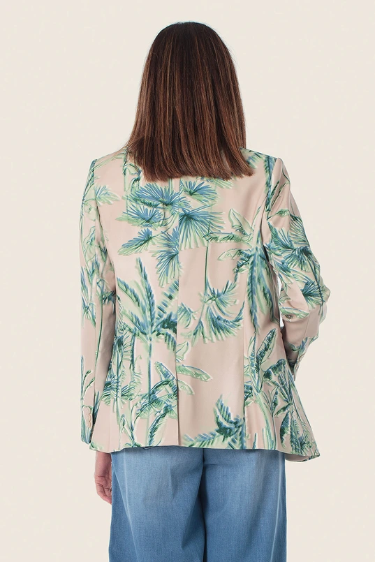 Tropische Print Blazer