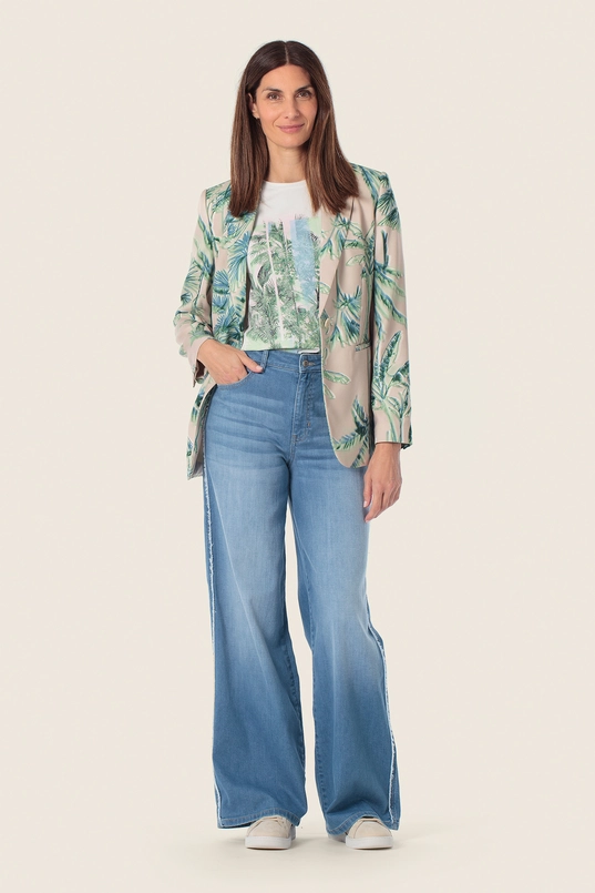 Tropische Print Blazer