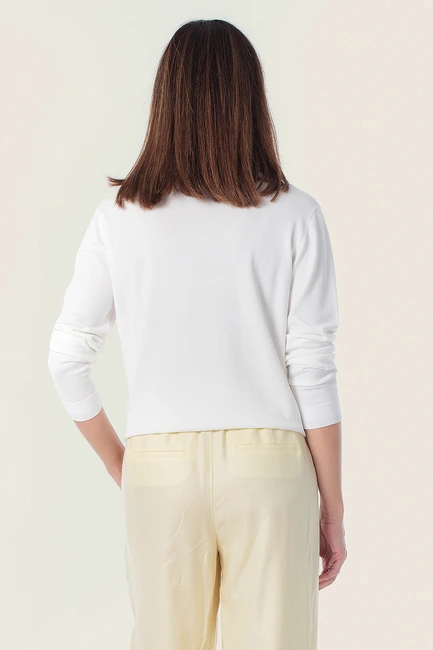 Trui met boothals