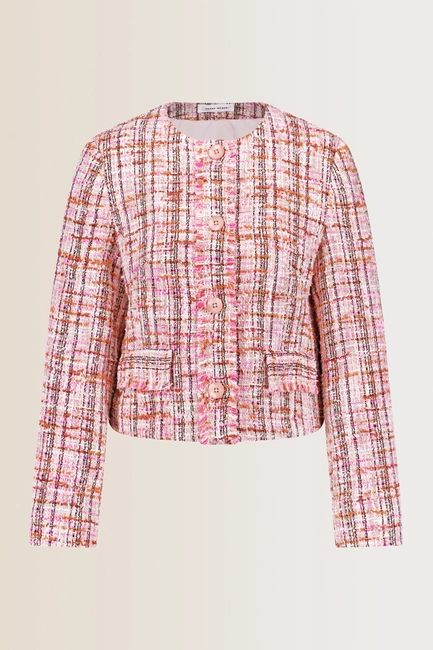 Tweed jasje met structuur