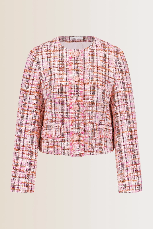 Tweed jasje met structuur