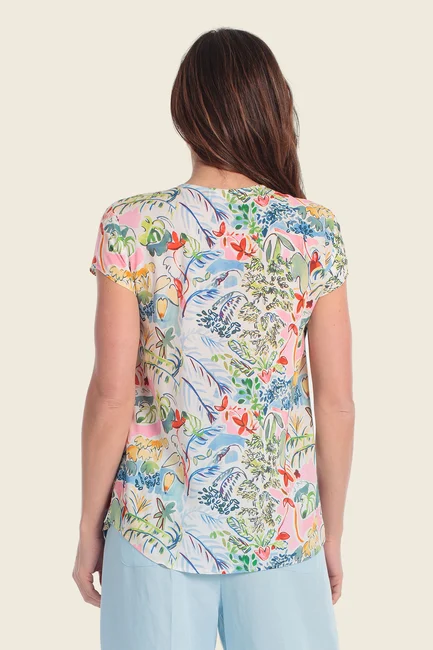Veelkleurige blouse