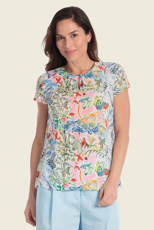 Veelkleurige blouse