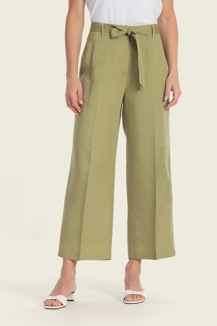 Wide leg broek