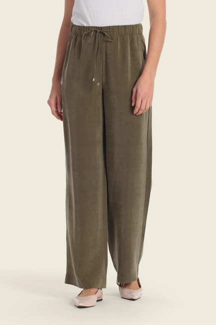 Wide leg broek