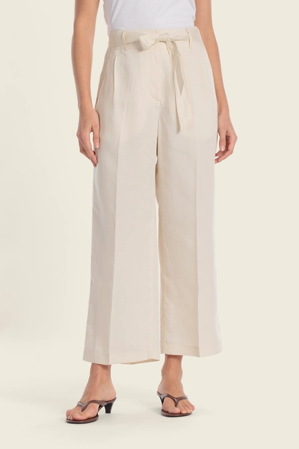 Wide leg broek