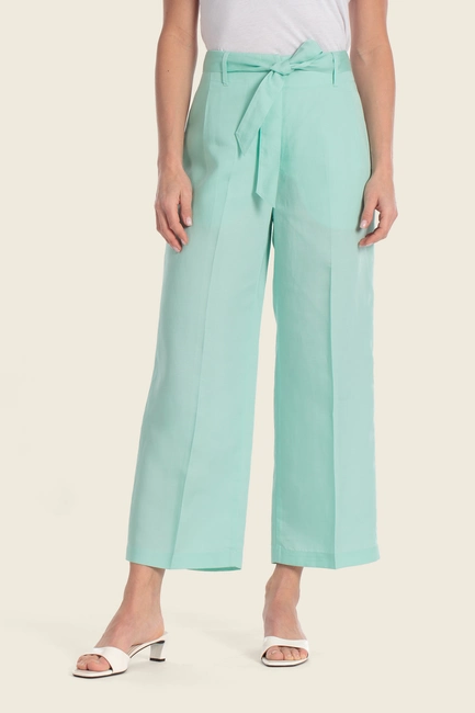 Wide leg broek