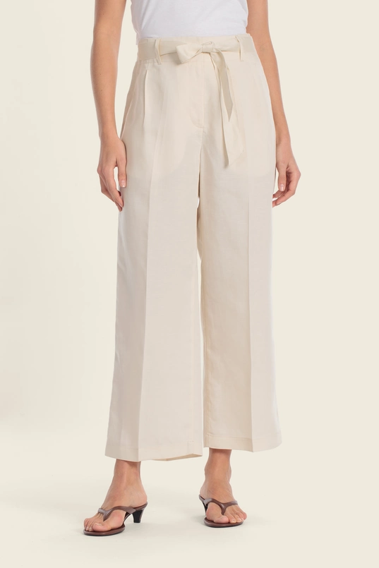 Wide leg broek