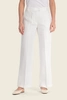 Wide leg linnen broek