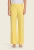 Wide leg linnen broek